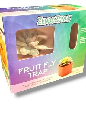 ZendoZones Tranquil Tabitha Fruit Fly Trap-looks like a succulent potted plant